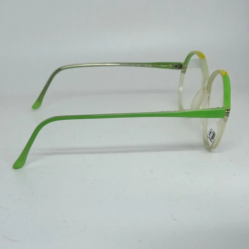 Morwen Rock 2 Eyeglasses Frames Clear Green‎ Round Full Rim H14415